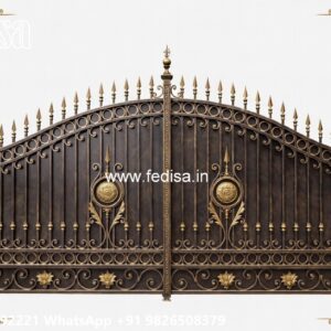 Security Gate Design, Simple Design Gate Grill Main Gate Lighting In Outdoor