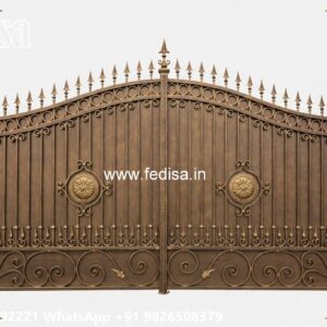 Lightweight Gate Design, 20 Feet Gate Design Main Gate Lighting In Outdoor