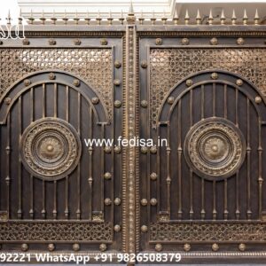 Security Gate Design, Front Gate Iron Design Main Gate Lighting In Outdoor