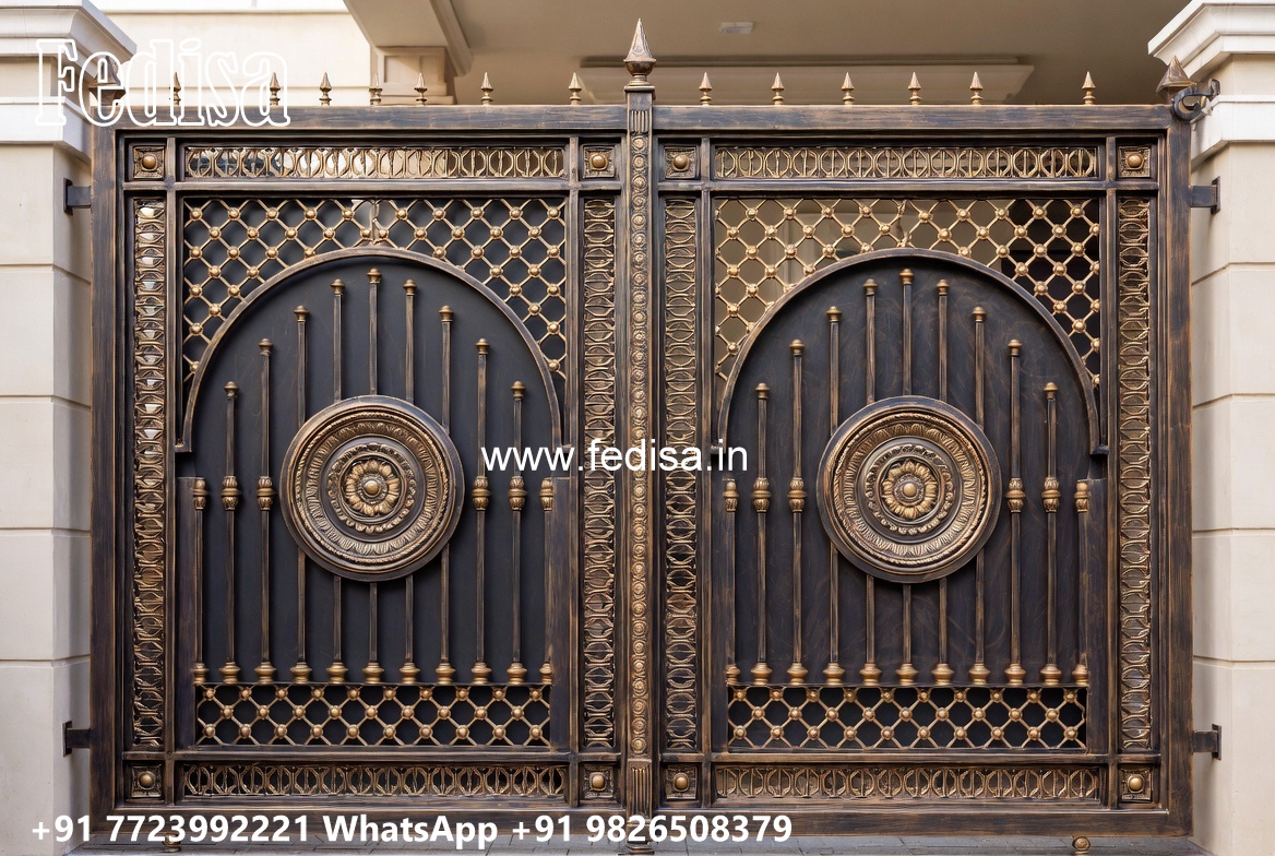 Steel Ke Gate Ki Design, Home Gate New Design Main Gate Lighting In Outdoor