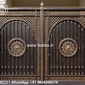 Office Gate Design, Gate Design In Front Of House Main Gate Lighting In Outdoor