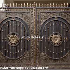 Small Main Gate Design, Entrance Gate Pillar Design Main Gate Lighting In Outdoor