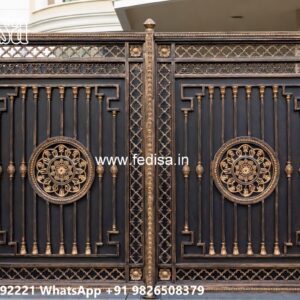 Office Gate Design, Design Ka Gate Main Gate Lighting In Outdoor