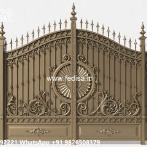 Compound Wall Gate Price, Compound Wall Door Design Main Gate Lighting In Outdoor