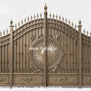 Mane Gate Design, Fundermax Sheet Gate Design Main Gate Lighting In Outdoor