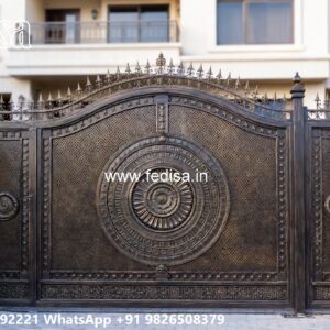 Simple Iron Gate Designs For Homes, Fencing Door Design Main Gate Lighting In Outdoor