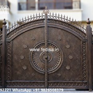 Small Main Gate Design, Front Gate Upper Design Main Gate Lighting In Outdoor