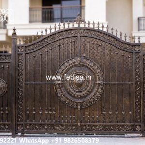 Security Gate Design, Main Gate Pipe Design New Main Gate Lighting In Outdoor