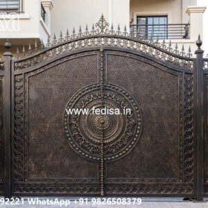Mane Gate Design, Channel Gate Colour Design Main Gate Lighting In Outdoor