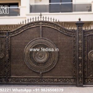Small Main Gate Design, Main Gate Round Design Main Gate Lighting In Outdoor