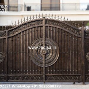 Mane Gate Design, Wall Fences And Gates Designs Main Gate Lighting In Outdoor