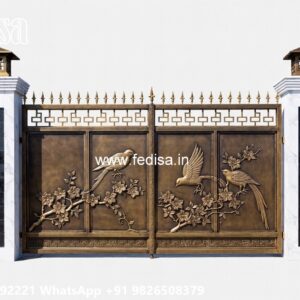 Main Gate Design 2155, Chadra Gate Ka Design Main Gate Lighting In Outdoor