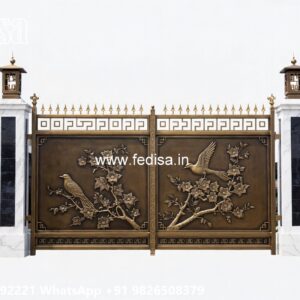 Small Main Gate Design, Ss Gate New Design Main Gate Lighting In Outdoor