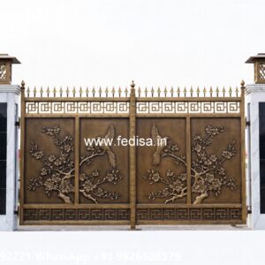 Small Main Gate Design, High Gate Design Main Gate Lighting In Outdoor