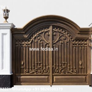 Beautiful Gate Designs, Home Gate Design Main Gate Lighting In Outdoor