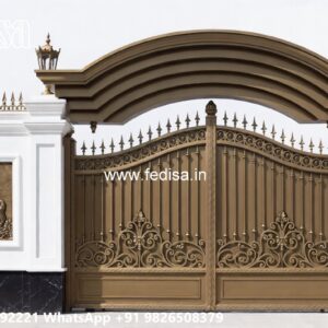 Modern Fence Gate, Modern Gate Design Main Gate Lighting In Outdoor