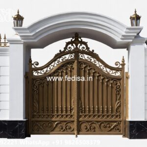 Front Door Gate Design, Gate Design 2026 Main Gate Lighting In Outdoor