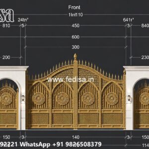 Side Gate Designs, Men Gate Ka Design Main Gate Lighting In Outdoor