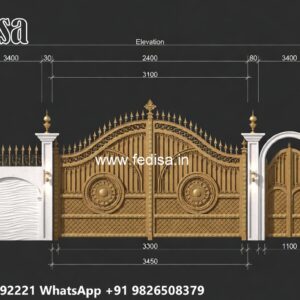Loha Ka Gate Ka Design, Home Front Gate Design Main Gate Lighting In Outdoor