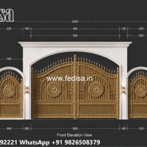 Front Door Gate Design, Modern Gate Designs For Homes Main Gate Lighting In Outdoor