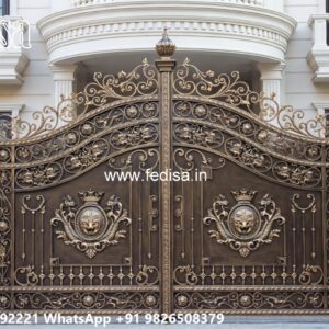 Modern Fence Gate, Railing Gate Design Main Gate Lighting In Outdoor
