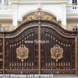 Front Door Gate Design, Gate Post Design Main Gate Lighting In Outdoor