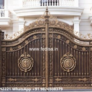 Side Gate Designs, Gate Sheet Design Main Gate Lighting In Outdoor