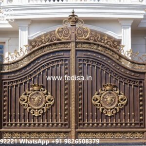 Gate Design 2037, Lohe Ke Gate Ka Design Main Gate Lighting In Outdoor