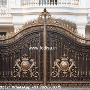 Latest Steel Gate Design, Fence Door Design Main Gate Lighting In Outdoor