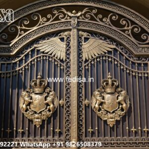 Modern Fence Gate, Foldable Gate Design Main Gate Lighting In Outdoor