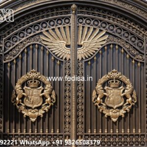 Side Gate Designs, Iron Pipe Gate Design Main Gate Lighting In Outdoor