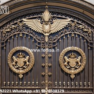 Gate Design Pipe, Fence Grill Design Main Gate Lighting In Outdoor