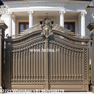 Gate Design Pipe, Fabrication Gate Design Main Gate Lighting In Outdoor