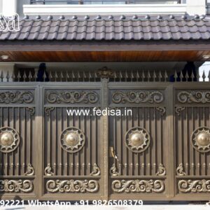 Hpl Gate Design, Makan Ka Gate Main Gate Lighting In Outdoor