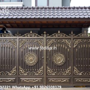 Side Gate Designs, Front Door Entry Gates Main Gate Lighting In Outdoor