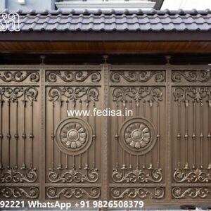 Front Door Gate Design, Gate Frame Design Main Gate Lighting In Outdoor