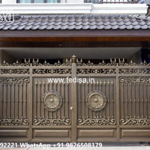 Side Gate Designs, Steel Gate Design Latest Main Gate Lighting In Outdoor