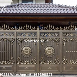 Modern Fence Gate, Office Gate Design Main Gate Lighting In Outdoor