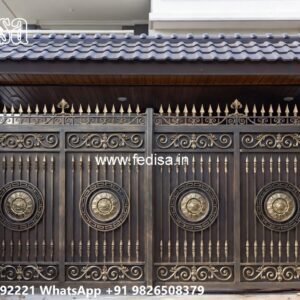 Gate Design Pipe, Small Main Gate Design Main Gate Lighting In Outdoor