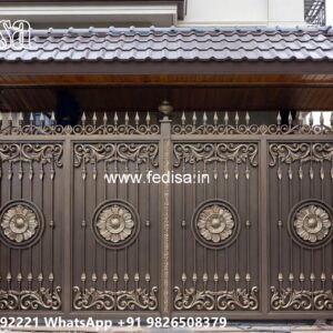 Front Door Gate Design, Front Door Gate Design Main Gate Lighting In Outdoor