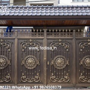 Beautiful Gate Designs, Beautiful Gate Designs Main Gate Lighting In Outdoor