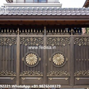 Gate Design 2046, Laser Cutting Design Gate Main Gate Lighting In Outdoor