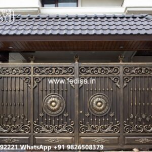 Hpl Gate Design, Unique Gate Design Main Gate Lighting In Outdoor