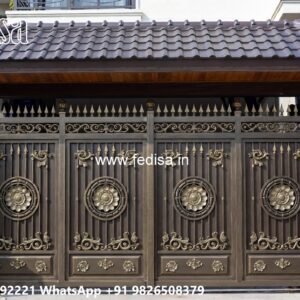 Modern Fence Gate, Gate Design For Home Entrance Main Gate Lighting In Outdoor