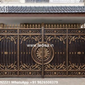 Latest Steel Gate Design, 4 Feet Gate Design Main Gate Lighting In Outdoor