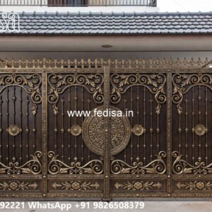 Modern Fence Gate, Modern Gate And Fence Main Gate Lighting In Outdoor