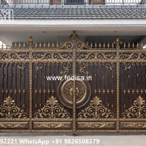 Front Door Gate Design, Modern Grill Gate Design Main Gate Lighting In Outdoor