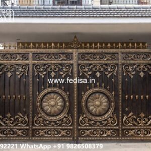 Loha Ka Gate Ka Design, Steel Door Gate Design Main Gate Lighting In Outdoor