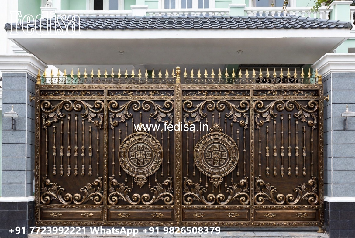 Front Door Gate Design, Ss Gate Design Single Door Main Gate Lighting In Outdoor