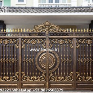 Steel Gate New Design, Home Main Gate Design 2026 Main Gate Lighting In Outdoor